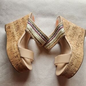 Stylish Multicolor Wedge Sandals